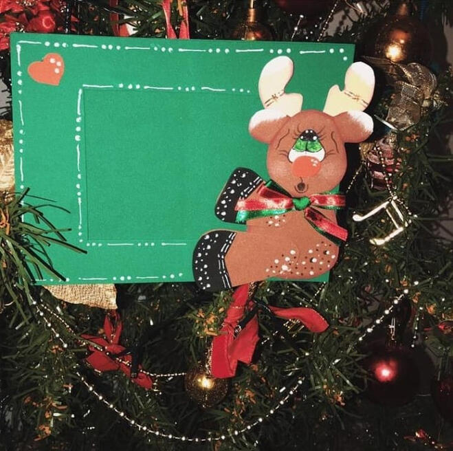 Porta-retrato de natal